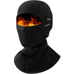 Balaclava Ski Mask for Men & Women  Lightweight Fleece-Lined Thermal Face Cover, Windproof, Snow-Proof & UPF 50+, Cold Weather Gear for Skiing, Snowboarding, Cycling & Motorcycle (Black)