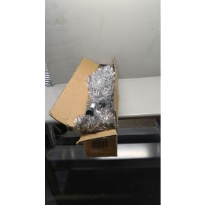 Glitzhome 7.5ft Silve Pencil Tinsel Artificial Christmas Tree, Holiday Hinged Fir Christmas Tree with 1188 Branch Tips and Metal Foldable Stand for Home Office Party Holiday Decoration