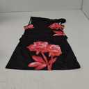 Women's 2 Piece Summer Outfit Floral One Shoulder Ruched Crop Tops and Bodycon Skirt Matching Set Size M
