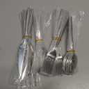 KINGSTONE Silverware Set, 40-Piece Flatware Set Cutlery Set Premium 18/10 Stainless Steel, Tableware Include Forks Knives Spoons for Home Kitchen Restaurant Wedding, Dishwasher Safe