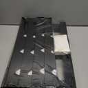 VASMIA Wine Rack, 4-Tier Bamboo Wine Racks Countertop,Sturdy and Durable Wine Storage Cabinet Shelf,16 Bottles Wine Holder for Kitchen Pantry, Black