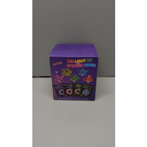 24PCS LED Light Up Fidget Spinner Rings Glow Party Favors Bulk for Kids 4-8 8-12 Easter Egg Fillers Goodie Treat Bags Stuffers Pinata Carnival Prizes Classroom Treasure Box Toys Birthday Return Gifts