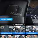 2026 Upgraded Nmoiss Car Windshield Sun Shade [Dot Matrix Reflective Coating] Extended Edge No Light Leakage Design Cooling Protect Car Interior from UV Damage Small