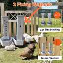Chicken Oyster Shell Feeder and Grit Feeder Combo/Can be Suitable for Baby Chick, Duck, Turkey Feeders
