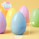 JOYIN 6 Pcs Large Pastel Easter Eggs, 6 Inches Jumbo Plastic Eggs Fillable for Easter Themed Hunt Colorful Basket Stuffers Fillers Filling Treats Party Favor Classroom Prize Supplies