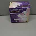 Wunder Cool Socket Fan Light, Small Ceiling Fans with Lights & Remote, E26 Base Screw in Ceiling Fan in Light Socket Fan Light Bulb with 5 Light Modes & 3 Fan Speed Levels