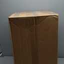 Amazon Basics Smudge Resistant Rectangular Trash Can With Soft-Close Foot Pedal, Brushed Stainless Steel, 50 Liter/13.2 Gallon, Satin Nickel Finish, 16.7"L x 14.7"W x 25.9"H