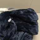 2025 Flannel Heatting Blanket, 50"x60" Soft Electric Blanket with 8 Heating Levels & 10H Timing Auto Shutdown, Quick Heating in 3 Minutes, Overheating Protection, Machine Washable, Gray