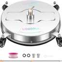 16.5" Pressure Washer Surface Cleaner with 4 Wheels - Stainless Steel Surface Cleaner for Pressure Washer Attachment for Concrete, Driveway, Patio, Sidewalk, Deck and Daily Washing - PWS16.5