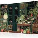 Cute Frog Kawaii Green Mouse Pad Desk Mat XL Extended Large Gaming Desk Pad Mousepad, Green Plant Computer Laptop Keyboard and Mouse Mat, Desktop Protector Mat for Office and Home 31.5x11.8 in