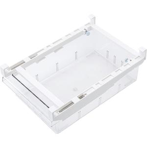 Refrigerator Drawer, Large Capacity Transparent Rectangular Fridge Under Shelf Drawer Fridge Organizer Bin For Cheese, Deli Meat, Drinks, Fruit, Vegetable