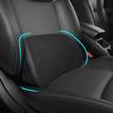 lumbar support for car, driver seat lumbar pillow, ergonomic car seat back cushion, Memory Foam mesh back support, orthopedic, Improve Sitting Posture Back Pain Relief, Soft Breathable Durable 1P