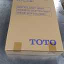 TOTO SoftClose Slow Close Elongated Toilet Seat and Lid, Cotton White - SS124#01