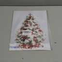 YZSLA Vintage Christmas Santa Reindeer Wall Art Prints, Farmhouse Winter Xmas Tree Poster Art Prints, Rustic Christmas Wall Decorations for Home Bedroom Room Decor, 8x10 Inches Unframed Set of 4