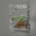 Small Clear Glass Apothecary Diffuser Decorative Bottles Vase Home Decorations Ornaments with Cork Lids ,Spice Container Spell Jars,Wedding Supplies, Set of 3 ,Antique /Vintage Style