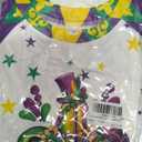 Kids Mardi Gras Shirt Girls Boys Fat Tuesday Shirts New Orleans Carnival Party Mask Graphic Outfits (White)