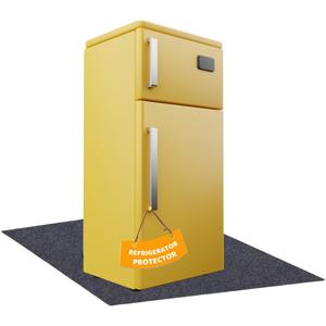  Multifunctional Home Appliance (36" x 36")Refrigerators Mat Absorbent Waterproof Protective Floor Carpet Fridge Cuttable Rug Drip Tray Washable Under Freezer Anti Slip Backing