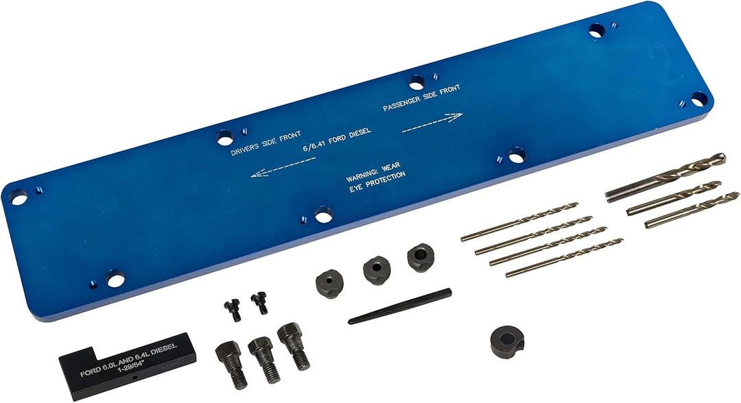 Lisle 71350 71350 Manifold Drill Template for Ford 6.0 L & 6.4 L Diesel