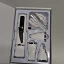 Dog Grooming Kit Hair Clipper with LCD Display - Low Noise Pet Hair Trimmer, Dog Nail Grinder Clippers for Grooming, Rechargeable Cordless Waterproof Paw Trimmer for Cats and Other Pets (Silver)