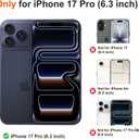 TopPerfekt for iPhone 17 Pro Wallet Case with Card Holder, Military-Grade Drop Protection, Flip PU Leather Built, Double Magnetic Clasp Durable Shockproof for iP17 Pro 6.3Inch Cover- Brown Cow Pattern
