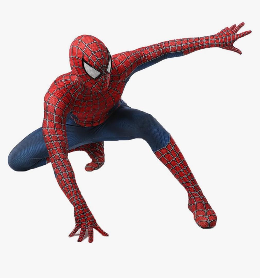 COLOWANA Halloween Cosplay Costume Superhero Spandex Jumpsuit Bodysuit Costume Mask 3D Style