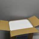 10 Pack Plastic Art Craft Trays, Multicolor Activity Sensory Puzzle Sorting Trays for DIY Projects Beads Jewelry, Stackable Food Serving Platters Home Restaurant Organizer Party Supply 12x9in