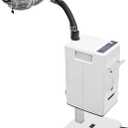 Hair Steamer Micro Mist Scalp Detoxify for Hair Wash Reclining Chair Bed Attachment Professional Hair Care for Salon SPA Barber Shop (LED Deco Draw 6th Gene White)