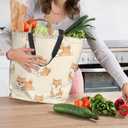 Canvas Tote Bag Large Women Casual Shoulder Bag Handbag Reusable Beach Shopping Grocery Bag For Outdoors