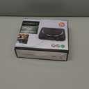 Countertop Single Cast Iron Burner 1000 Watts Electric Hot Plate with Adjustable Temperature 6.1" Cooktop for Dorm, Office, Home, Camp, Compatible for All Cookwares