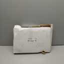 Supernal 12pcs White Plastic Serving Trays,15''X10'' Decorative Serving Trays,Slanted Rectangle Platter,Plastic Fast Food Tray,Wedding Platter Party Trays,Disposable Serving Party