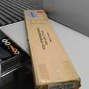 Black Bookcase by Natural Wood, 4 Tier Bookshelf, Small Book Shelves Freestanding Display Storage Shelves. Open Bookshelf for Bedroom, Living Room and Office (White, 4 Tier)