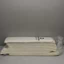 PURE ERA Carpet Stair Treads Ultra Plush 8" X 30" Soft Indoor Stair Protectors Pet-Friendly Non-Slip Skid Resistant Tape Free Washable Reusable(14 Pieces, White)