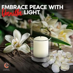 Candle Charisma Vanilla Scented Votive Candles - 15 Hour Burn time - Set of 36 for Dinner, Wedding, Halloween and Holiday Decorations