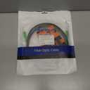 (2m - 2Pack) SC/APC to SC/APC Fiber Optic Internet Cable, Armored Single Mode Patch Cable, Fiber Optic Jumper Optical Patch Cord - SIMPLEX - 9/125um - OS1/OS2 Compatible, LSZH Black