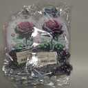 2 x hyzsj DIY Diamond Desktop Ornament Flower Crystal Diamond Art Painting Tabletop Ornaments Single Sided Diamond Ornament for Adult Beginner Home Office Decor Crafts Gift  (ROSE)