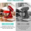2 x Silicone Bowl Cover for KitchenAid 4.5-5 Quart Tilt-Head Stand Mixers