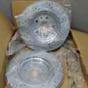 A-Premium 12.21 inch (310mm) Front Drilled and Slotted Disc Brake Rotors + Ceramic Pads Kit Compatible with Select Acura Models - TL 2004 2005 2006 2007 2008, 6-PC Set