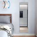 Wall Mirrors for Bedroom Door,Unbreakable Full Length Wall Mirror Tiles,shatterproof Mirror for Kids 4 Pack 10" x10,Workout for Home Gym Body,Closet Mirror Wall Home Gym (40"L x 10"W)
