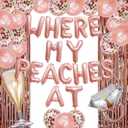 Bachelorette Party Decorations Supplies Bridal Shower Decor Bride Balloons Rose Gold Bachelorette Decorations Bride To Be Bachelorette Balloons Where My Peaches At Bachlorette Party Naughty