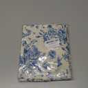 Artoid Mode Navy Blue Floral Chinoiserie Placemats Set of 6, 12x18 Inch Seasonal Table Mats for Party Kitchen Dining Decoration