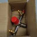 Air Compressor, Double Outlet Tube Alloy Air Compressor Switch Pressure Regulator Valve Fit Part, Piston type structure, High precision voltage regulation