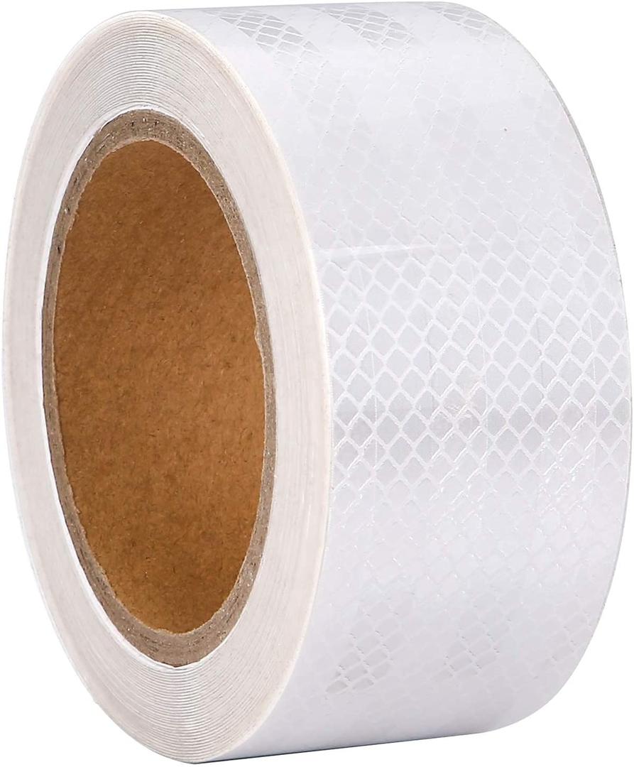 2 Inch x 32.8 Feet Reflective Tape Outdoor Waterproof for Trailers - High Visibility Reflector for Enhanced Safety