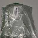 Chyhomenyc Sage Green Sheer Curtains 36 Inch Length, Short Voile Sheer Window Curtians for Small Window Bathroom Cafe Living Room, Set of 2, 42W x 36L inches, Rod Pocket,