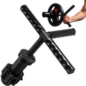 Strong Arm Forearm Trainer & Wrist Strengthener, Adjustable Alloy Steel Forearm Bar Grip Trainer with Non-Slip Handle & Clamp, Portable Forearm Exerciser for Home Office Gym