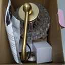 Candle Warmer, Candle Warmer Lamp with Timer & Dimmer Height Adjustable Scented Candles, with 2 * 50W Bulbs for Home Decor Mothers Day(Gold)