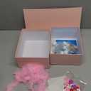 Thyle 38 Pcs Valentines Vanity Box Mailbox DIY Craft Kit Vanity Desk Card Box Making Set Valentines Day Table Mailbox for School Classroom Game Activities Exchange Gift Holiday Party Favor Decoration