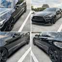 DREAMOTOR 2PCS Universal Car Side Skirts, 86.6" Side Skirts Extension Splitter Lip, Car Rocker Panels Side Skirt Body Kit, Compatible with Honda Civic Toyota Corolla Nissan Altima VW Chevrolet Camaro