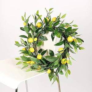 Artificial Greenery Wreath for Front Door