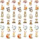 2 x Woodland Animal Hanging Garlands 8Pcs Woodland Creatures Theme Hanging Decorations Forest Animals Cutout Ceiling Wall Decor for Woodland Baby Shower Decorations Birthday Party Supplies