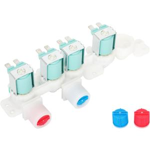 Upgrade DC97-15459H Water Inlet Valve For Samsung Washer WA50R5200AW/US WA45H7000AW/A2 WA45M7050AW WA400PJHDWR/AA WA50R5400AV/US, Replaces AP5621731, PS4220862, EAP4220862